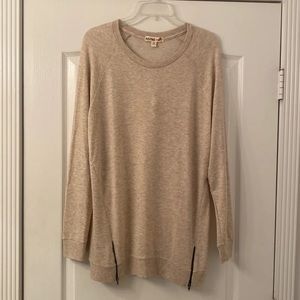 Tan tunic top size xl nwot